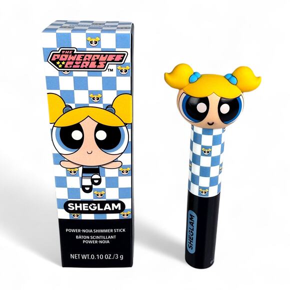 Powerpuff Girls Power-Noia Shimmer Stick Everything Nice Bubbles Sheglam - Picture 1 of 4